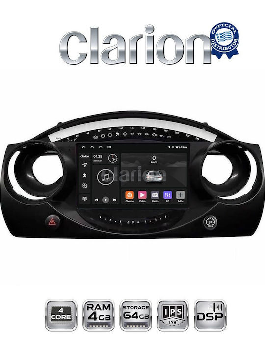 Clarion Sistem Audio Auto pentru Mini Cooper 2001 > 2007 (Bluetooth/USB/WiFi/GPS/Apple-Carplay/Android-Auto)
