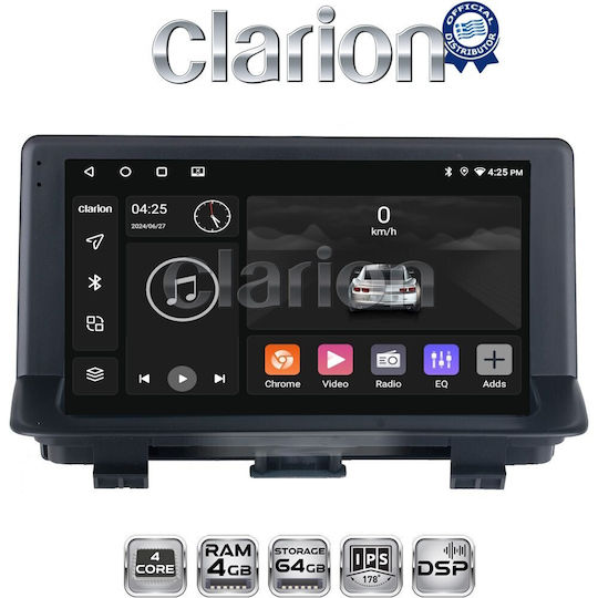Clarion Ηχοσύστημα Αυτοκινήτου για Audi Q3 2011 > 2019 (Bluetooth/USB/WiFi/GPS/Apple-Carplay/Android-Auto)