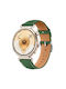 Silver Buckle Genuine Leather Bracelet Huawei Watch Gt 6 41mm Gt 5 41mm Gt 4 41mm Green