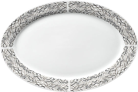 Ankor Plate Shallow made of Porcelain Gray 6pcs