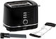 Adler Toaster 2 Schlitze 850W Schwarz