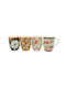 Ankor Flowers Mug from Porcelain Orange 340ml 12pcs