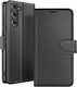 Zanaé Wallet Case Galaxy S23+ Stand Magnetic Tab Black