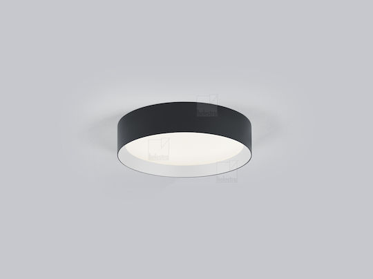 Helestra Deckenleuchte 30cm Schwarz mit Integrierter LED