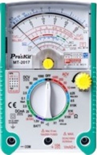 Analog Multimeter Analog + Buzzer + Diode + Transistor + Capacitor Capacitance Mt-2017n S/pro'skit