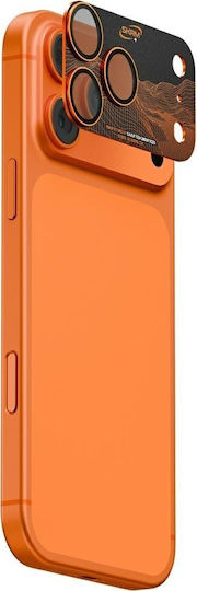 Skinarma Kameraschutz Gehärtetes Glas Orange für das iPhone 17 Pro