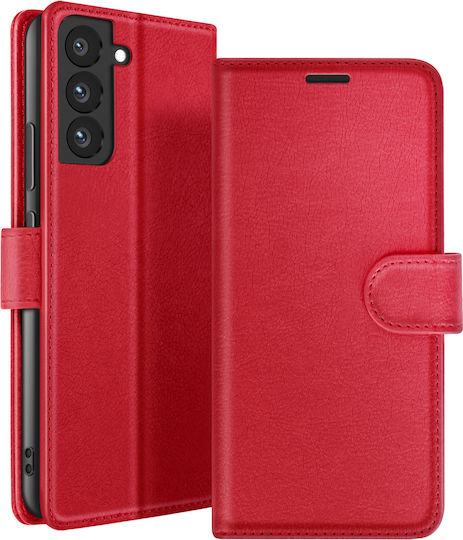 Zanaé Brieftaschenhülle Samsung Galaxy S22 Standriemen Rote