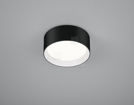 Helestra Deckenleuchte 20cm Schwarz mit Integrierter LED