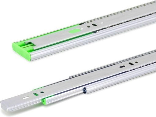 Finetto Drawer Guide Brake Telescopic Ball Bearing Nickel 35kg 300mm