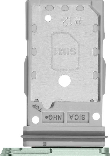 Clappio Original Sim Tray Galaxy S25 S25 Plus Dual Nano Sim Wasser Grün