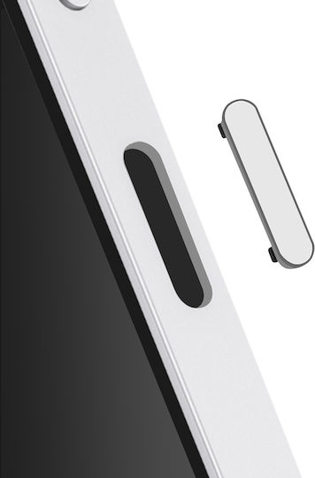 Samsung Ersatzschlüssel für Mobiltelefone Galaxy S25 Ultra Service Pack Silber
