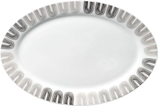 Ankor Serving Platter made of Porcelain Beige