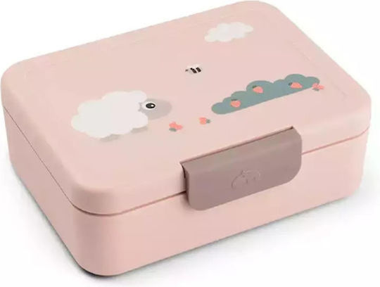Done by Deer Plastic Kids' Food Container 0.8lt Pink x x 6.5cm