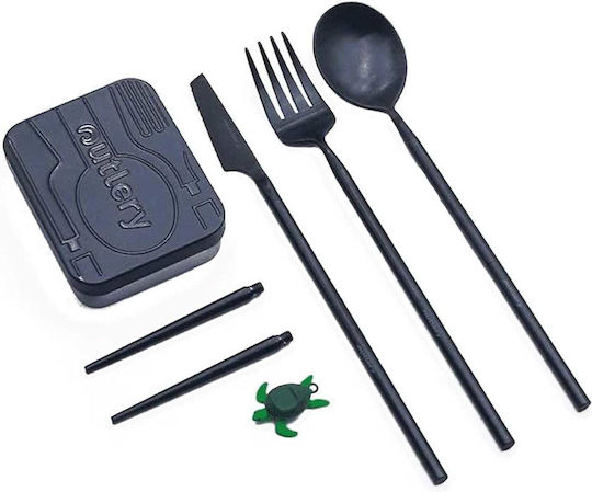 Set de Tacâmuri Inoxidabil Argintiu 24buc
