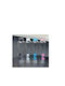 Dream House Flasche Wasser Glas mit Schraubverschluss Blau 1000ml