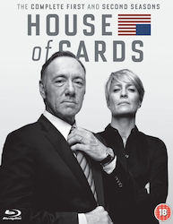 House Cards Complete First Second Seasons Blu-ray Discs