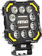 Amio Work Light Led Awl81 Spot 48w 3000lm 6500k Yellow Warning Light & Illuminated Logo 1 Piece 04425/am 04425/am 04425/am