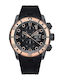 Edox Men's Watch Automatic with Black Rubber Strap