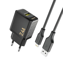 Dudao A23LEU 12W cu Cablu Lightning