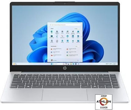 HP 14-EM0002 14" FHD (Athlon-Silver 7120U/4GB/128GB SSD/W11 S) (International English Keyboard)