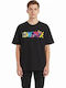 One Piece Pirate Life Colorful Μαύρο T-shirt