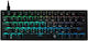 White Shark Shinobi-2 Gaming Tastatură Mecanică 60% cu Custom Brown comutatoare și iluminare RGB (Engleză US)