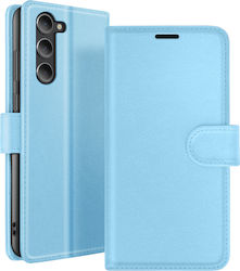 Zanaé Brieftasche Hülle Galaxy S23 Stand Funktion Magnetischer Klappe Hellblau Zanaé Brieftasche Hülle Galaxy S23 Stand Funktion Magnetischer Klappe Hellblau