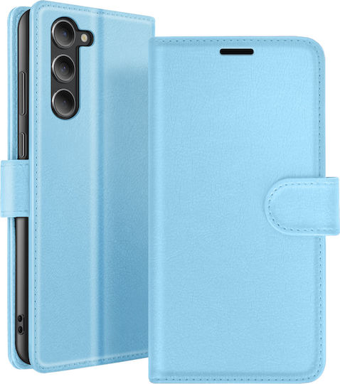 Zanaé Brieftasche Hülle Galaxy S23 Stand Funktion Magnetischer Klappe Hellblau