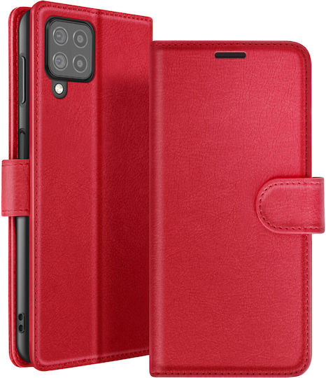 Zanaé Wallet Case Galaxy A12/m12 Stand Magnetic Tab Red