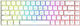 Xtrike Me GK-995W Ασύρματο Gaming Μηχανικό Πληκτρολόγιο 60% με RGB φωτισμό (Αγγλικό US) Λευκό