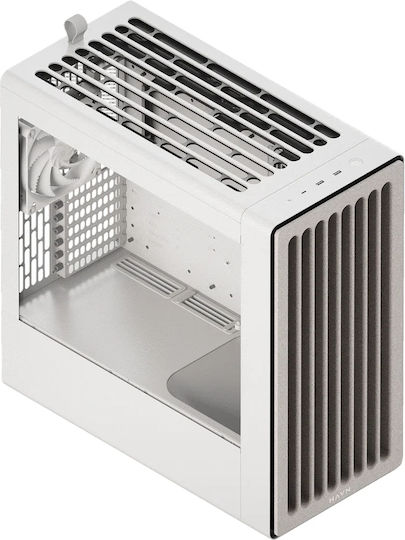 HAVN BF 360 Flow Gaming Midi Tower Κουτί Υπολογιστή με Πλαϊνό Παράθυρο Λευκό