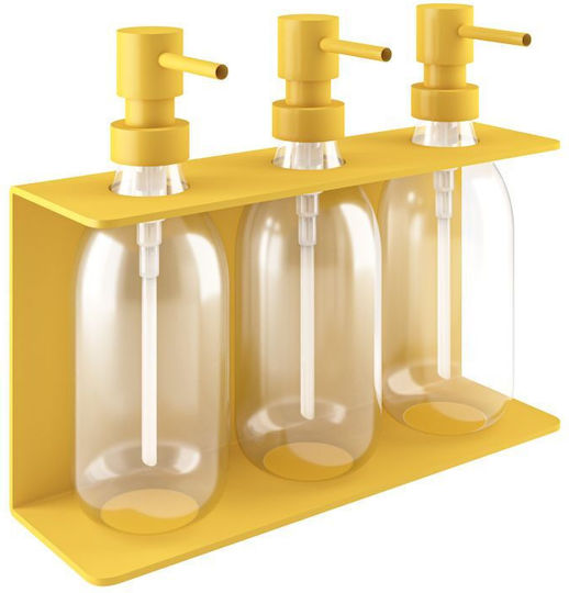 Pam & Co Wall-mounted Dispenser Plastic Yellow 300ml
