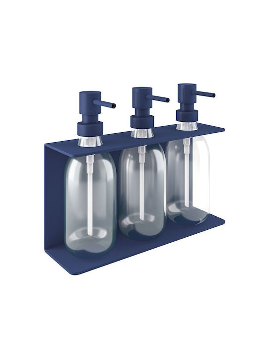 Pam & Co Επιτοίχιο Dispenser Πλαστικό Μπλε 300ml