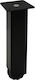 Gian Metal Furniture Leg 20cm Black N55-20-BLCK
