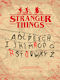 Poster Stranger Things Mv307 21cm x 30cm
