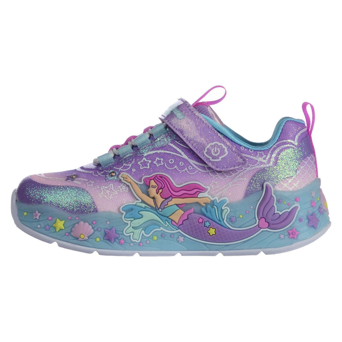 靴 mermaid Skechers Mermaid Adidași Copii Cu Închidere Hoop & Loop