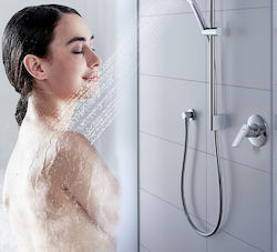 Flexible Smooth Anti-Twist Reinforced Shower Hose 150 cm Silver