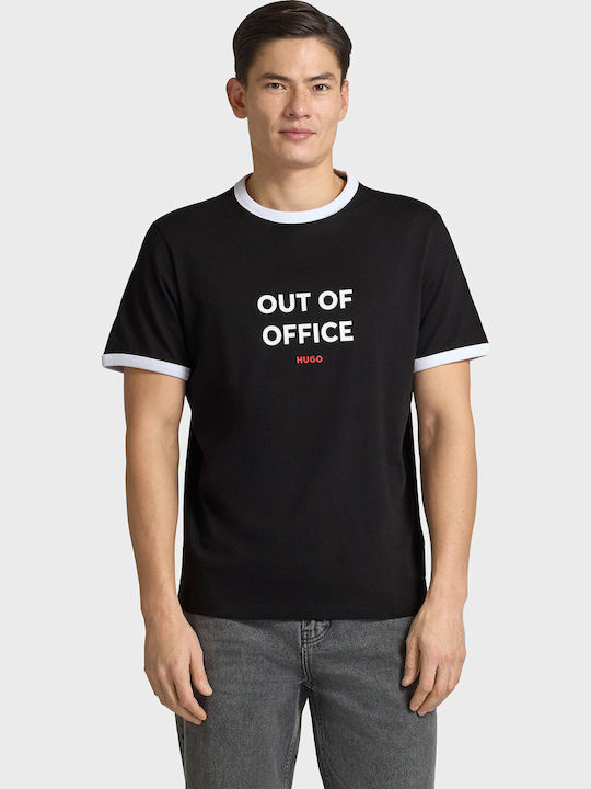 Hugo Logo Tricou Black