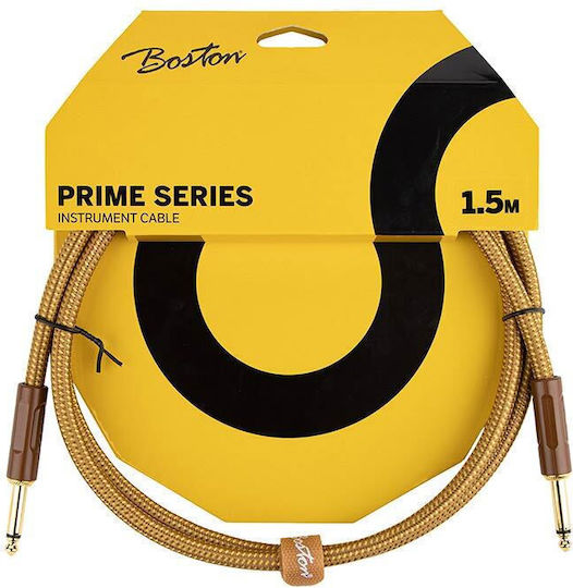 Boston Cable 6.3mm male - 6.3mm male 1.5m
