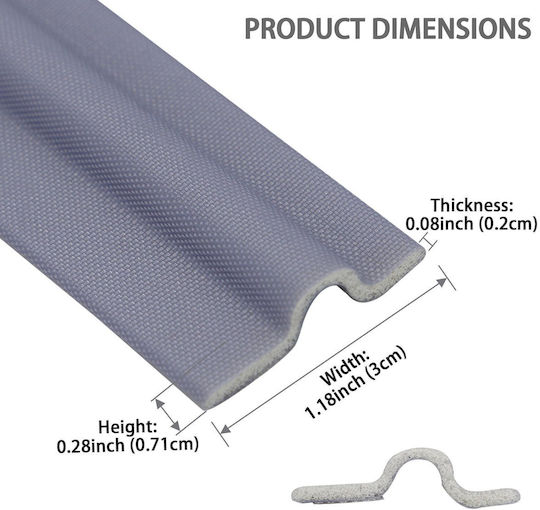 Self-adhesive Waterproof Flexible Пяна Самозалепваща уплътнителна лента Прозорец / Врата в Сив цвят 5.9m Self-adhesive Waterproof Flexible Пяна Самозалепваща уплътнителна лента Прозорец / Врата в Сив цвят 5.9m