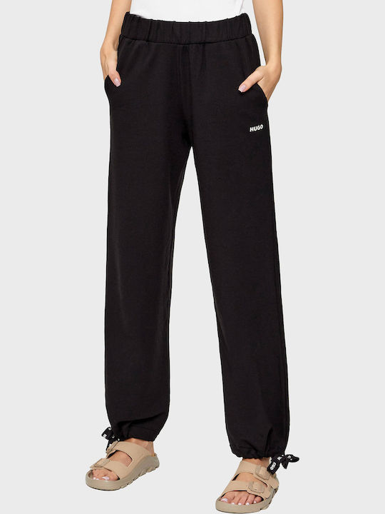 Dama Tesatura Pantaloni Black