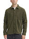 Herrenhemden Langärmeliges Overshirt Grünes