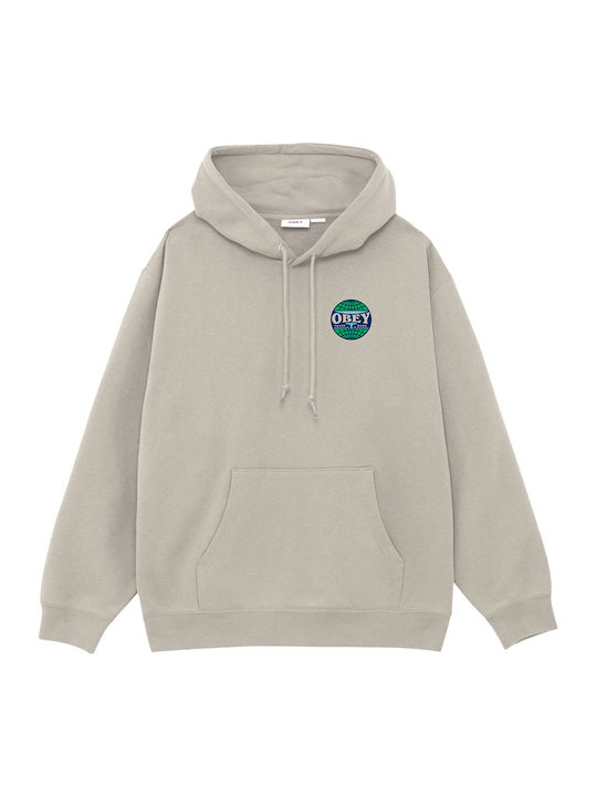 Obey Heavy Sweatshirt With Beige Hood