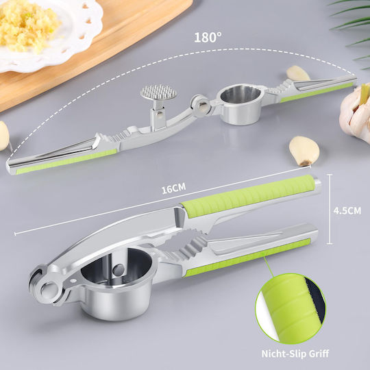 Yc Kitchen Knoblauchpresse aus Edelstahl