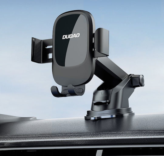 Dudao Suport Auto Pentru Telefon Mobil Cu Cârlige Reglabile Negru