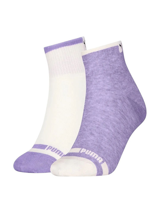 PUMA Heritage Athletic Socks Gray 2 Pairs