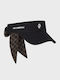 Karl Lagerfeld Fabric Women's Visor Hat Black