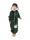 Queen Mother Winter Sleeping Bag with Feet Dark Green