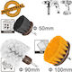 Ingco WCB0301 Perie Burghiu Set de 3buc