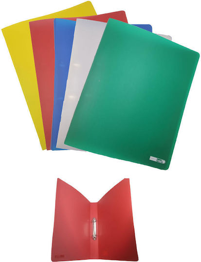 Office Point 5 Arc Ring Binders 2 Rings 4 cm Mixed Transparent